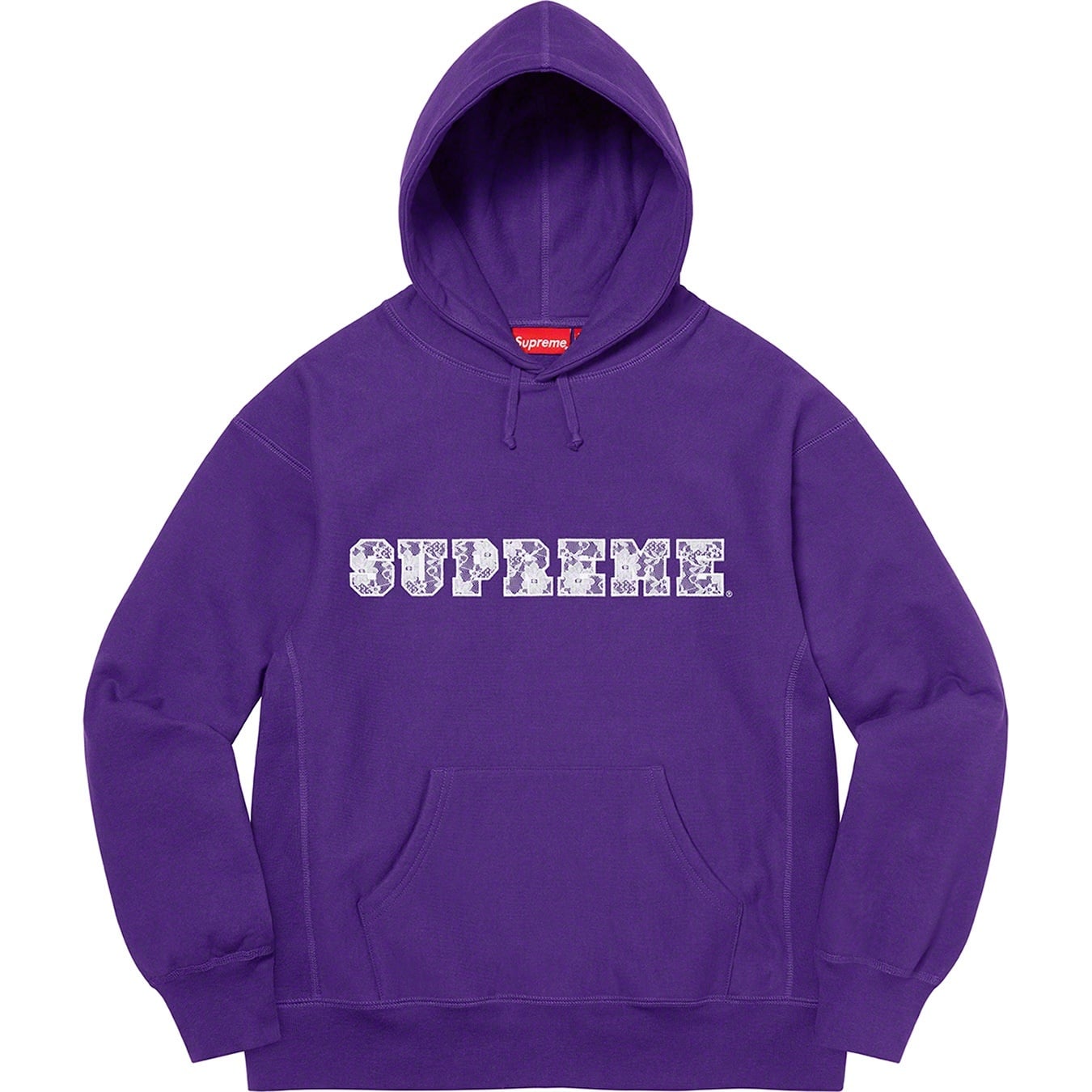 Lace Hooded Sweatshirt view 8